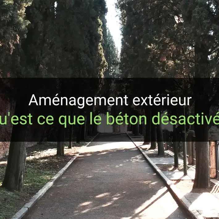 Qu'est ce que le béton désactivé